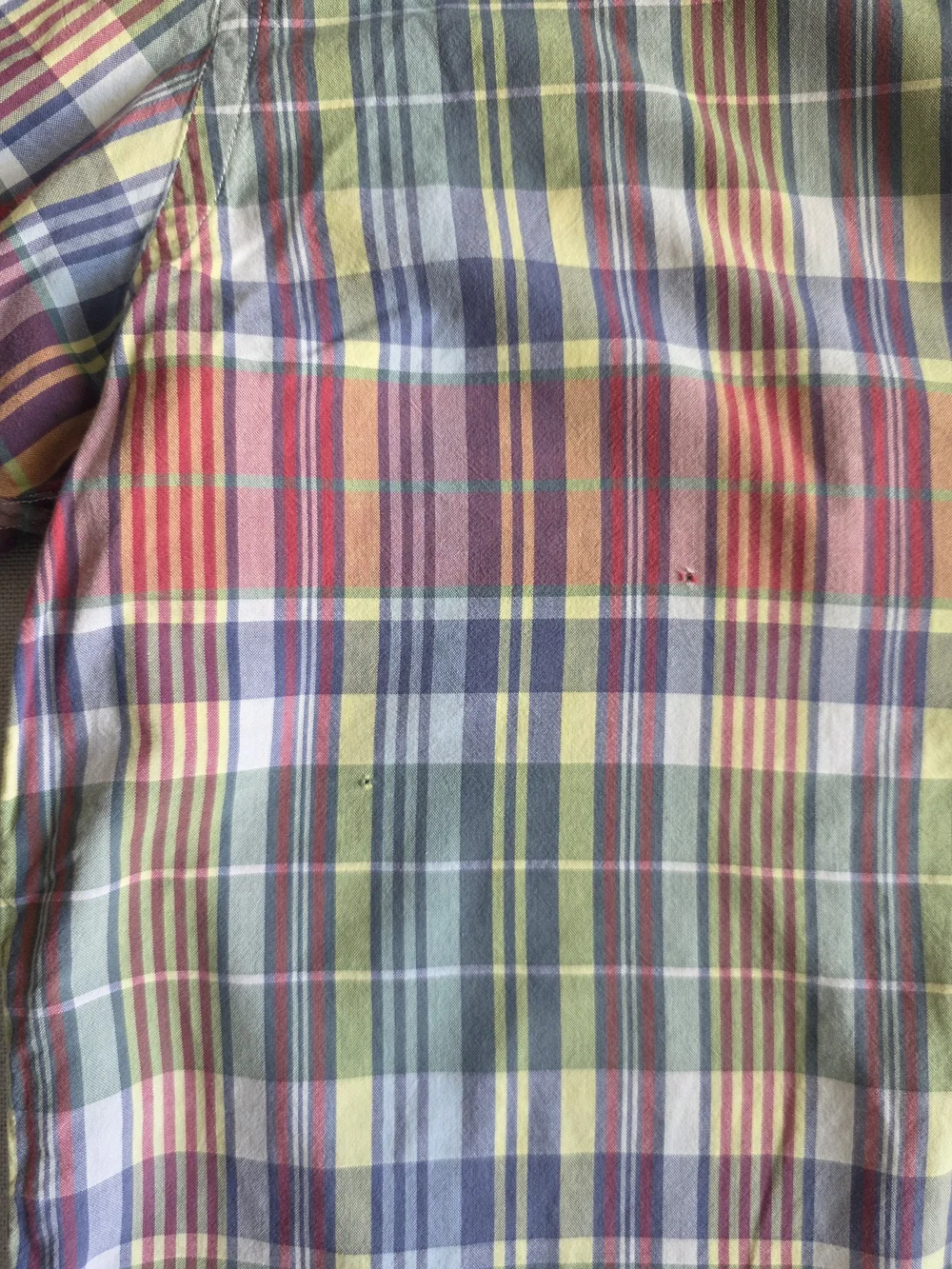 J. Crew Multicolor Plaid Short-Sleeve Shirt - Pastel Check